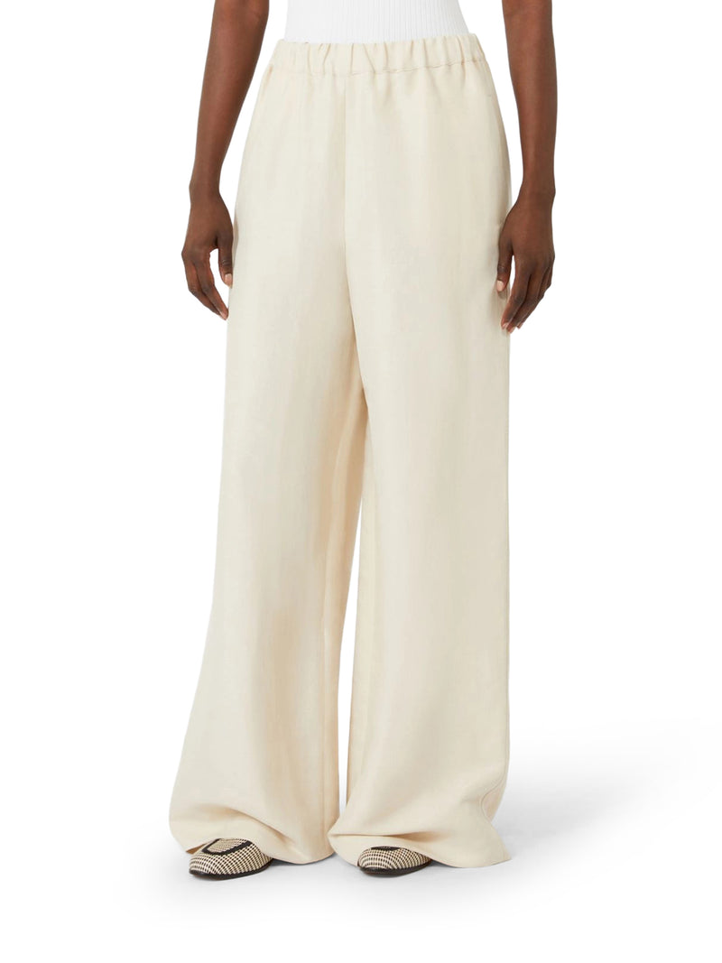 LINEN AND SILK TROUSERS