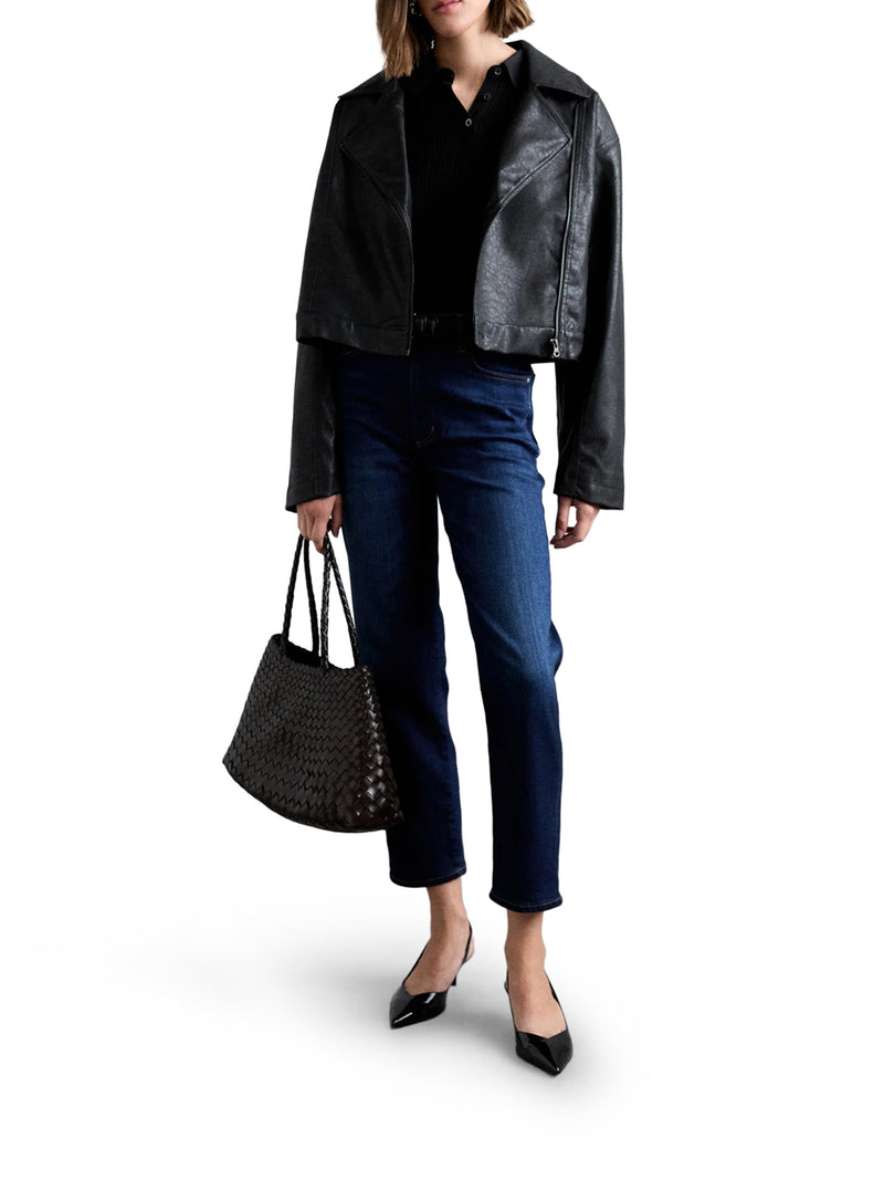 SANTA CROCE BIG WOVEN LEATHER BAG