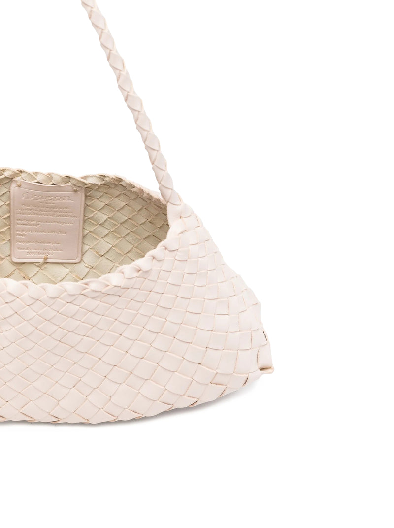 ROSANNA MINI BAG IN DARK BROWN WOVEN LEATHER