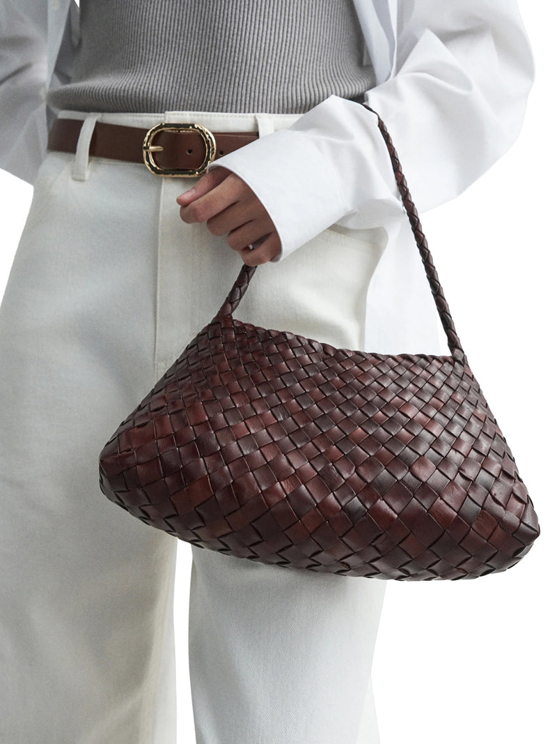ROSANNA MINI BAG IN WOVEN LEATHER