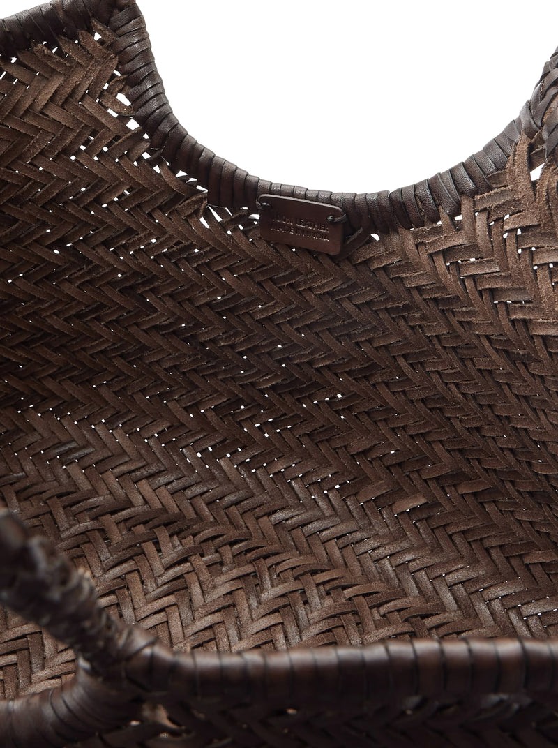 NANTUCKET BIG TOTE BAG IN WOVEN LEATHER