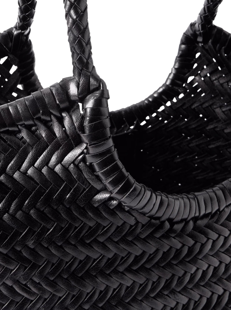 NANTUCKET BIG TOTE BAG IN WOVEN LEATHER