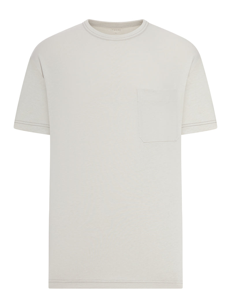 SHORT-SLEEVED BOXY T-SHIRT IN HEAVY JERSEY