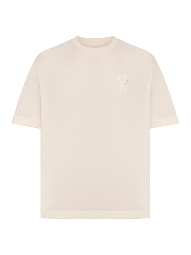 AMI DE COEUR EMBOSSED COTTON T-SHIRT