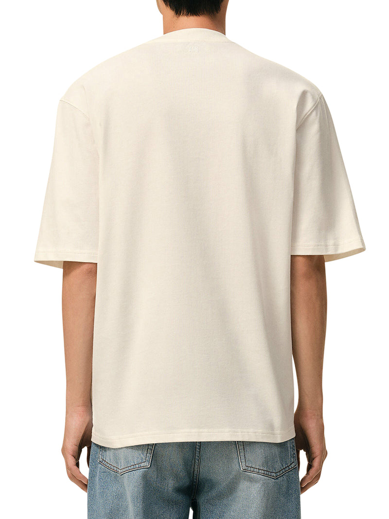 AMI DE COEUR EMBOSSED COTTON T-SHIRT