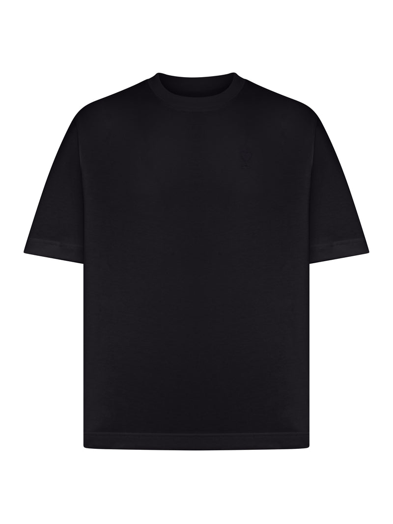 CREW NECK COTTON T-SHIRT WITH AMI DE COEUR LOGO