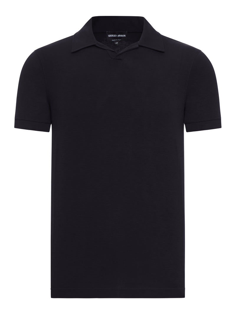 SHORT-SLEEVED POLO SHIRT IN TECHNICAL FABRIC