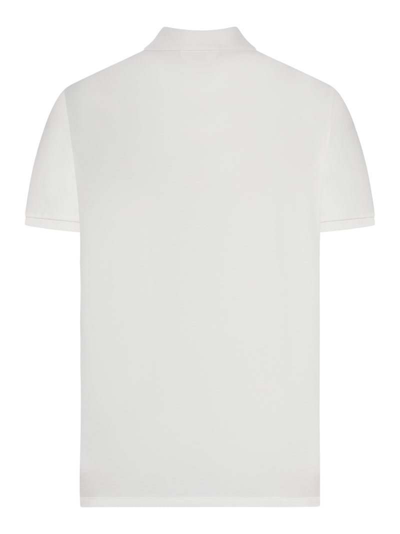 SHORT-SLEEVED POLO SHIRT IN STRETCH PIQUET