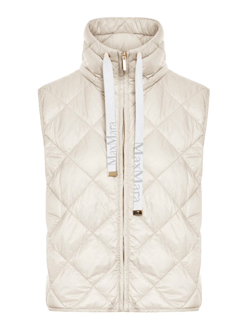 PADDED VEST IN DROP-RESISTANT NYLON CANVAS