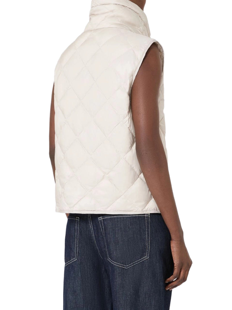 PADDED VEST IN DROP-RESISTANT NYLON CANVAS