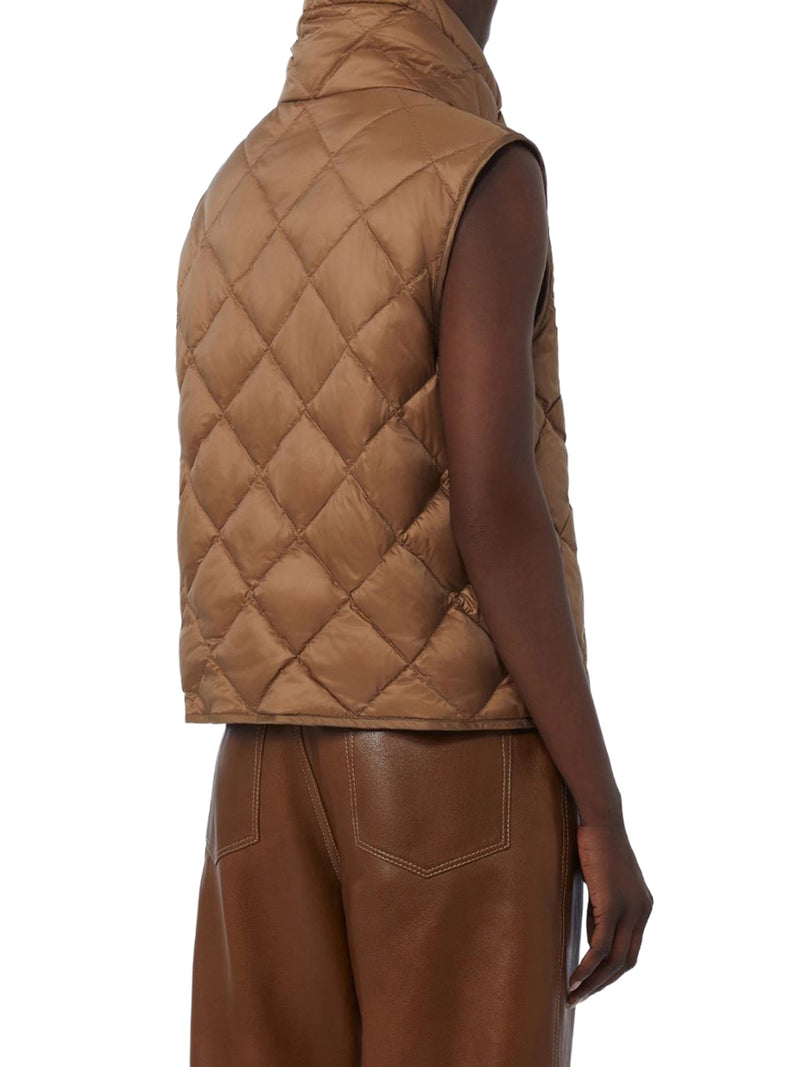 PADDED VEST IN DROP-RESISTANT NYLON CANVAS