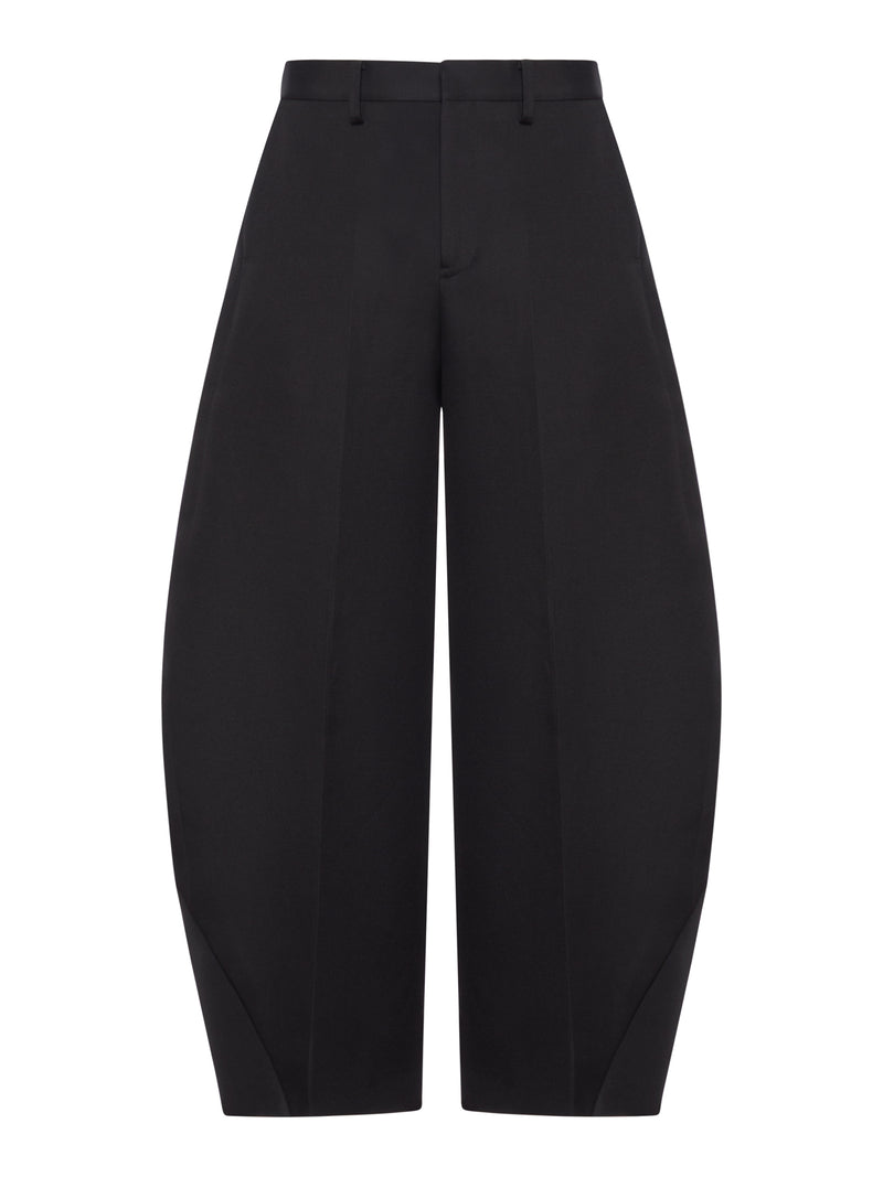 COTTON AND SILK BALLOON TROUSERS