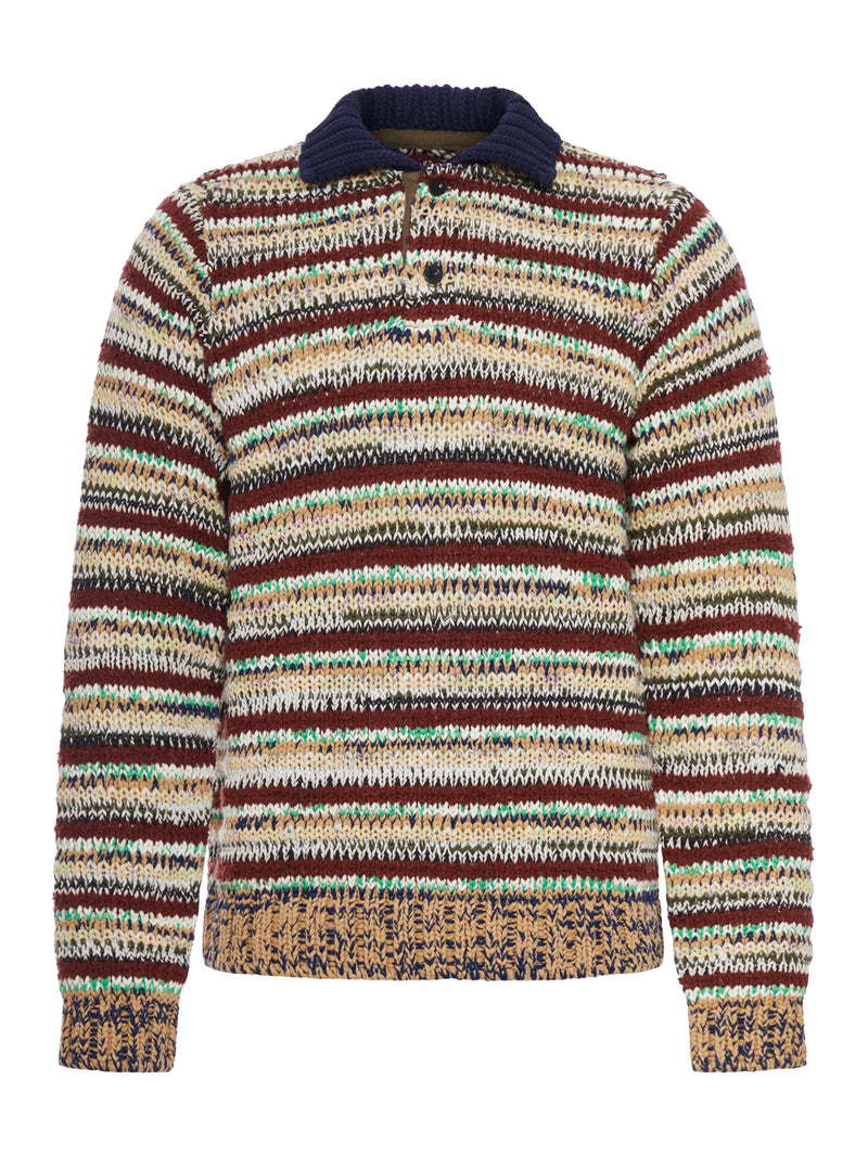 COTTON KNITTED PULLOVER