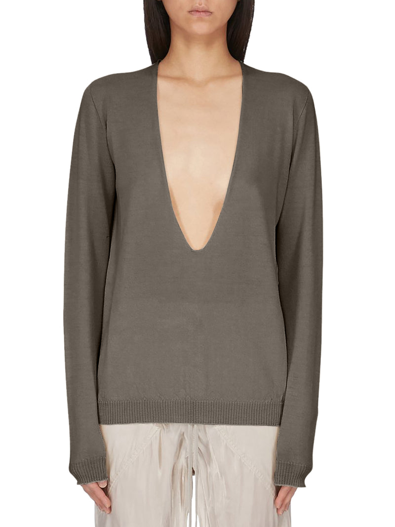 V-NECK SWEATER IN VIRGIN WOOL