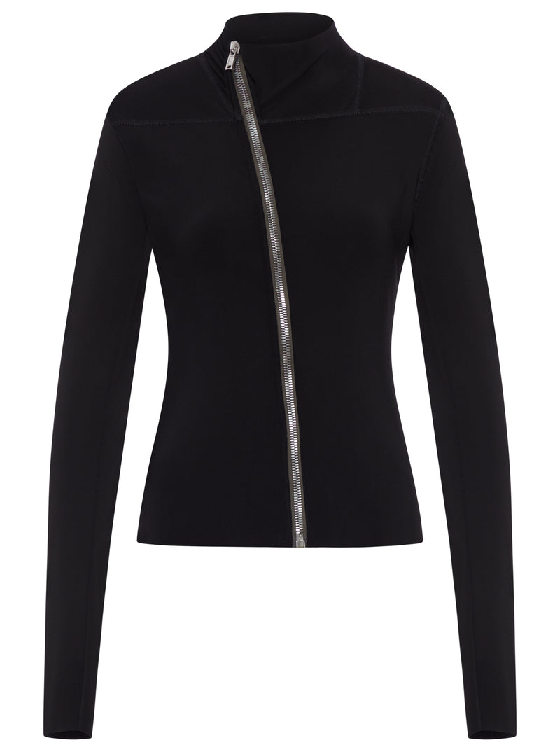 GARY JACKET WITH OFF-CENTRALIZED CLOSURE