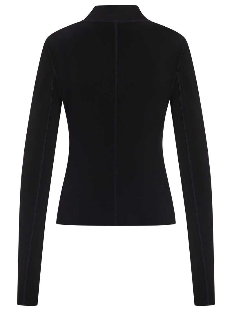 GARY JACKET WITH OFF-CENTRALIZED CLOSURE