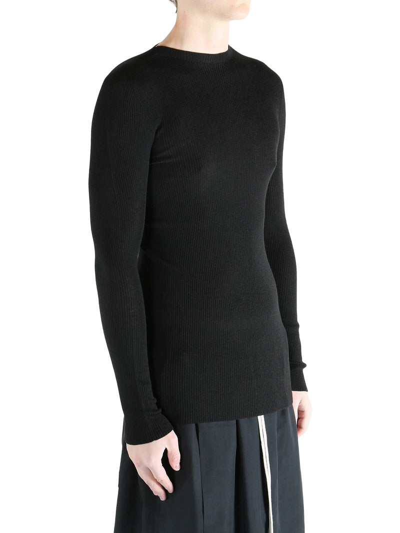 MAGLIA IN LANA IN TESSUTO SEMITRASPARENTE