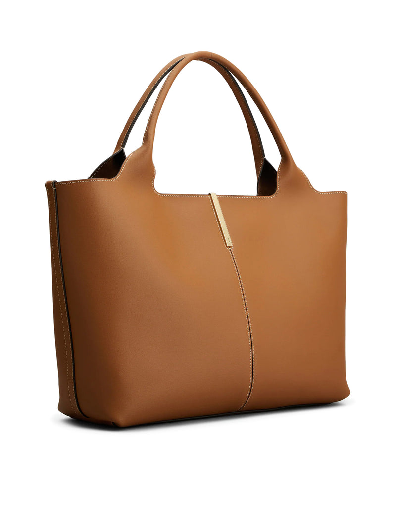 MEDIUM-SMALL LEATHER SHOPPING BAG
