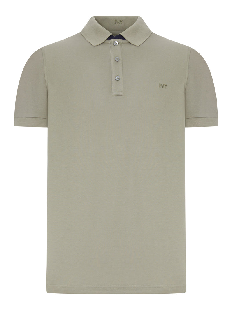 COTTON PIQUET POLO SHIRT WITH LOGO