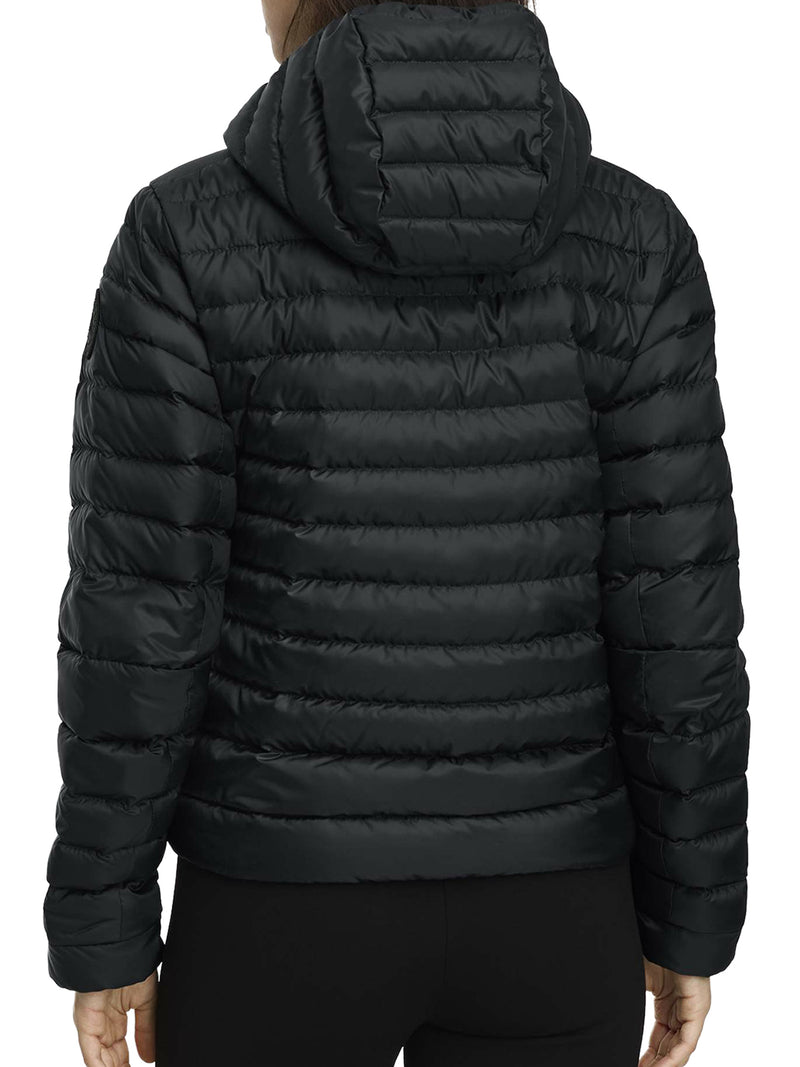 AETHERA TONAL LABEL HOODED JACKET