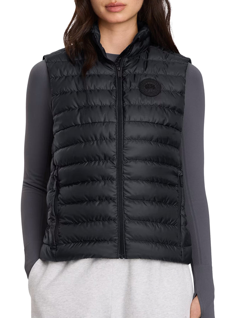 AETHERA TONAL LABEL SLEEVELESS JACKET