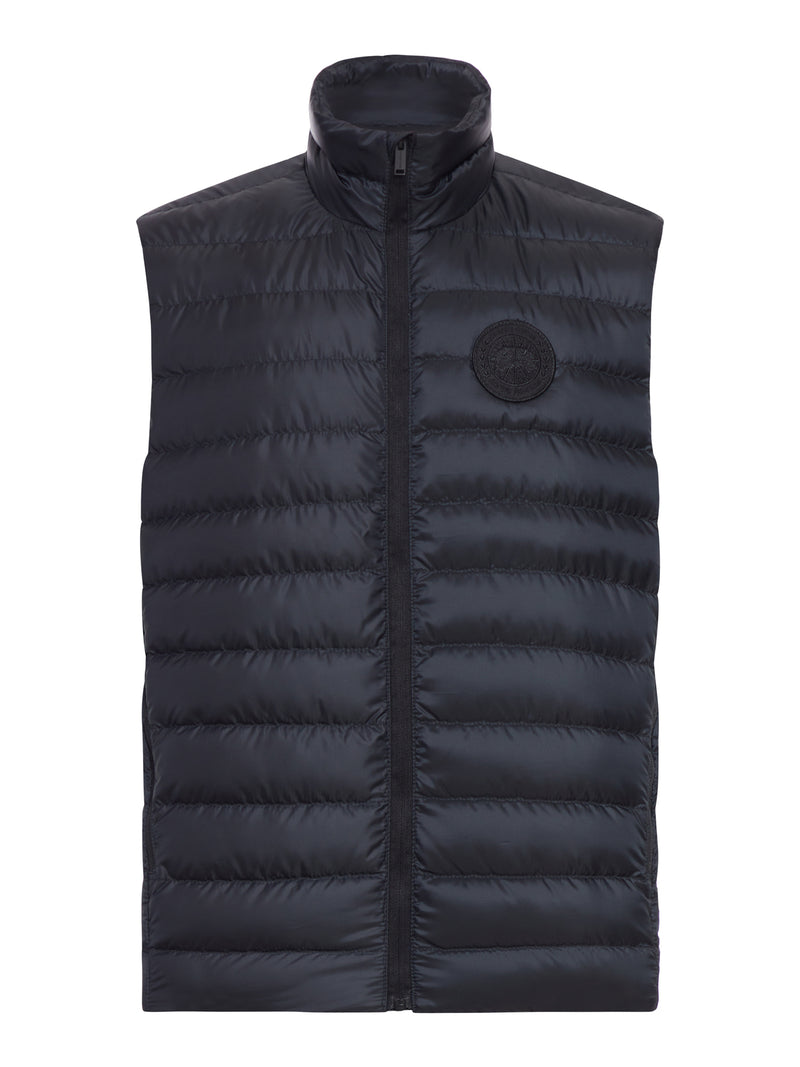 STRATUS TONAL LABEL SLEEVELESS JACKET