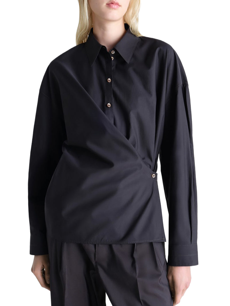 TWISTED COTTON SHIRT