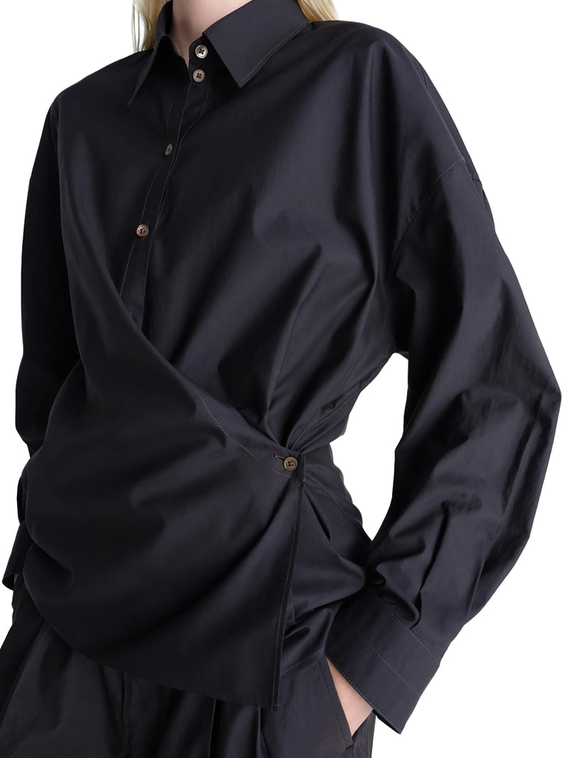 TWISTED COTTON SHIRT