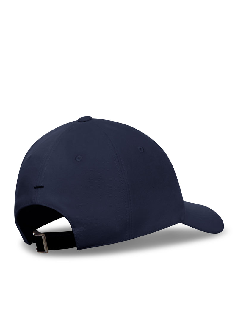 TWISTED COTTON GABARDINE BASEBALL CAP WITH EMBROIDERED LOGO