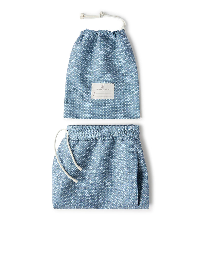 NYLON SWIMSUIT WITH FLOWER PRINT