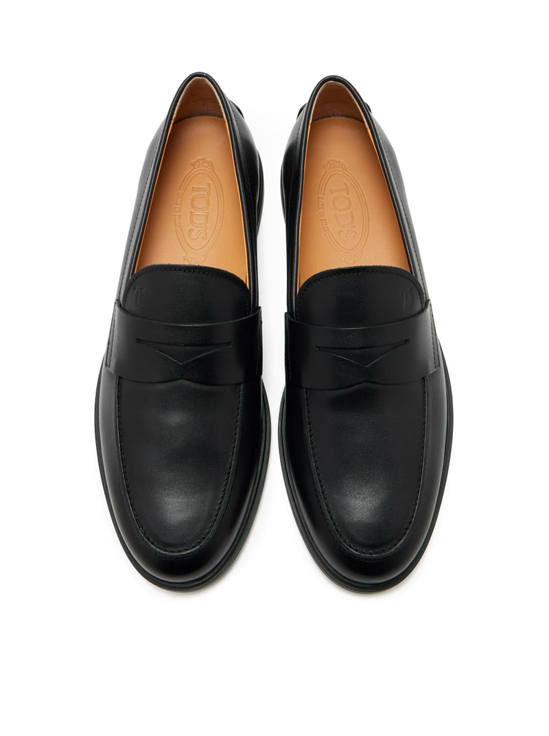 CALFSKIN MOCCASIN WITH MONOGRAM MASKS