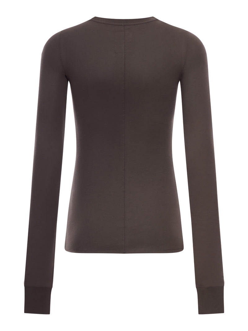 LONG-SLEEVED COTTON GIRDER SWEATER