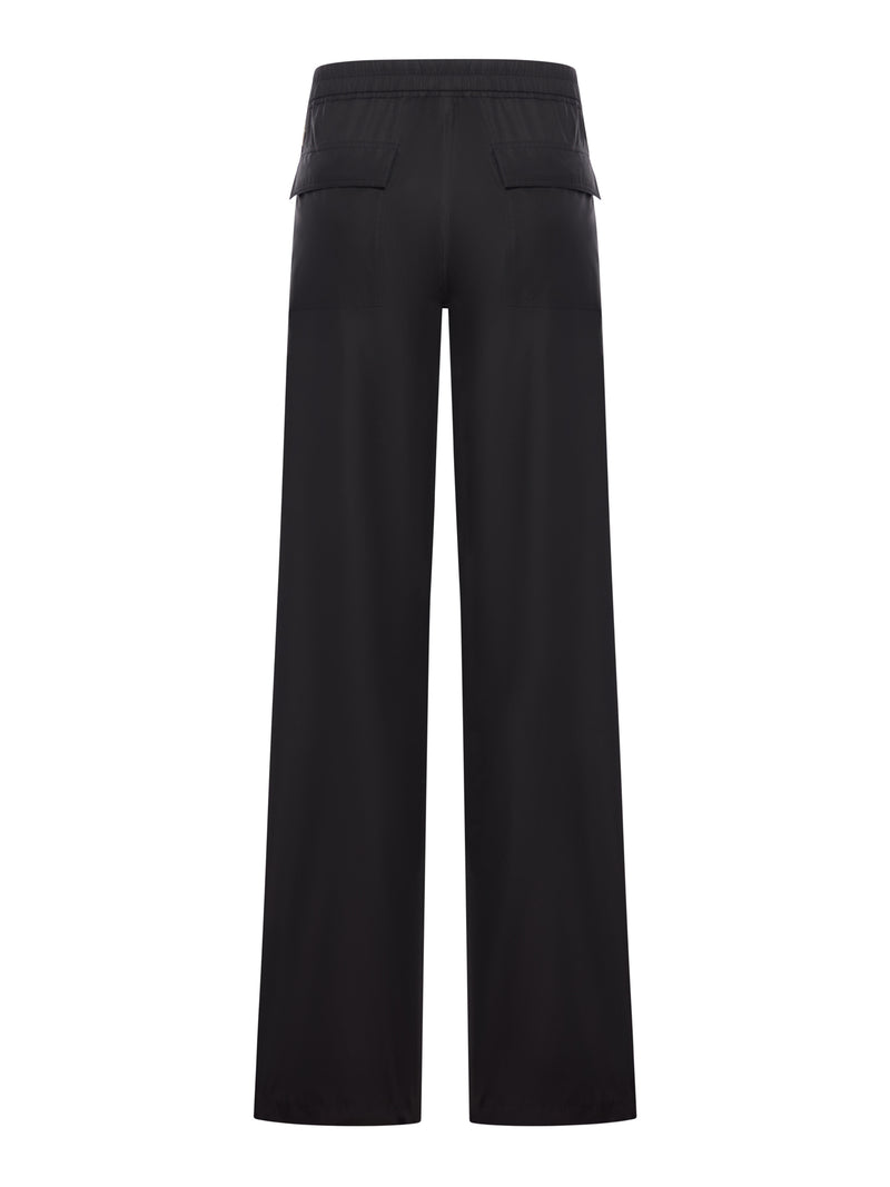 DRAWSTRING TROUSERS IN TECHNICAL FABRIC