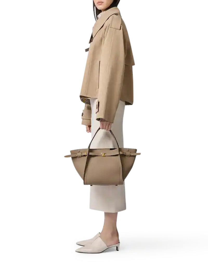 SMALL LEATHER SHOPPING BAG