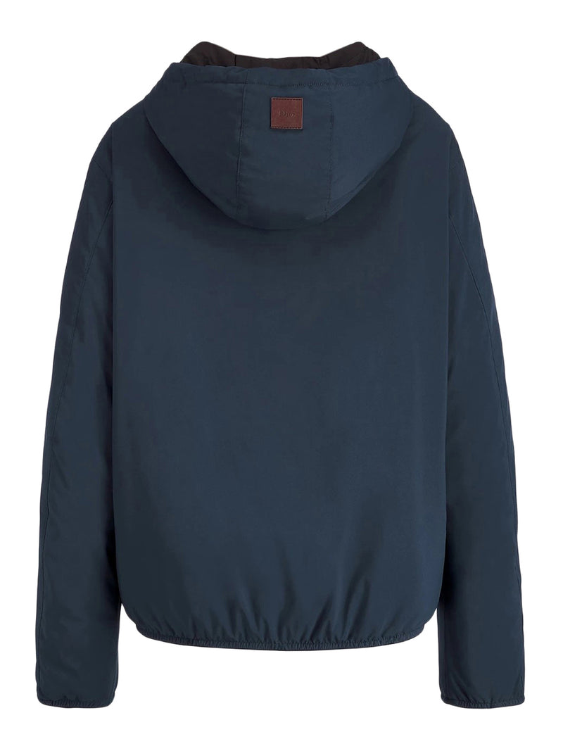 LIGHTWEIGHT DOWN JACKET WITH HOOD IN TECHNICAL FABRIC