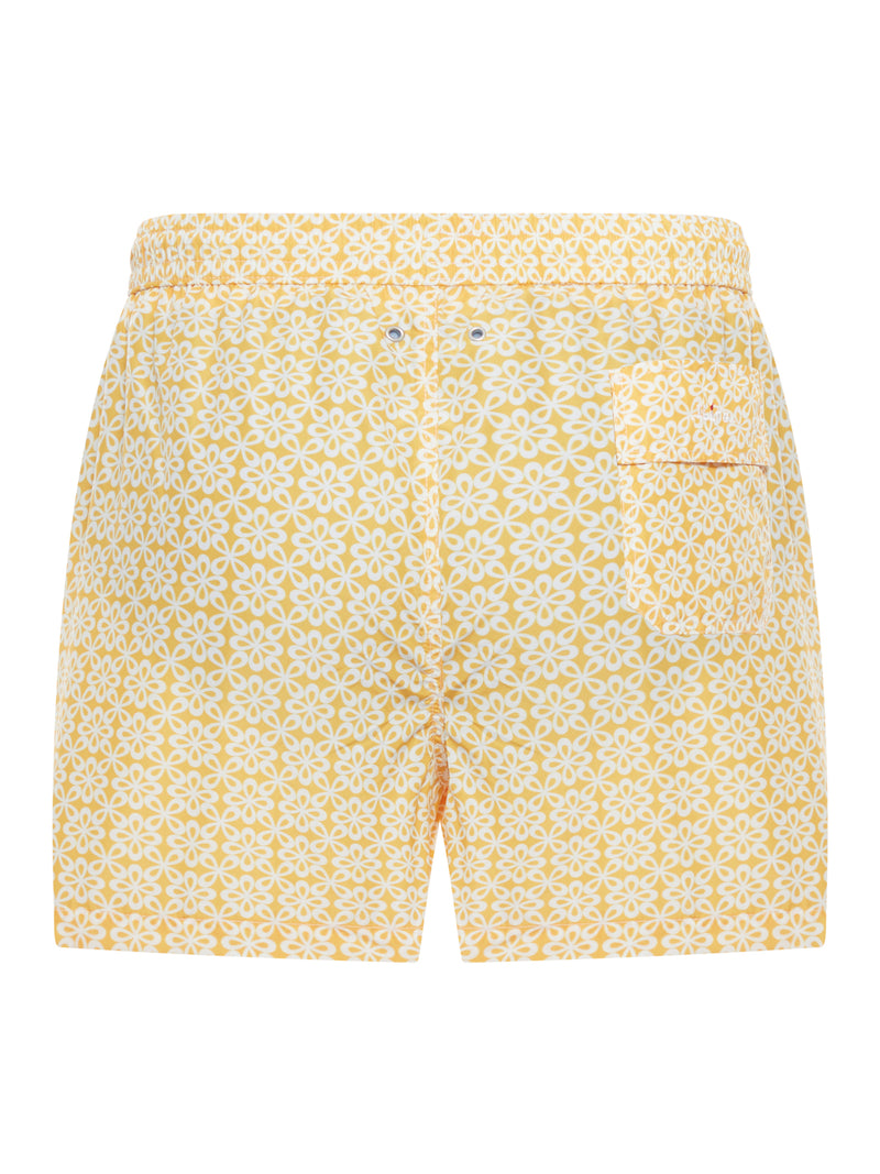 SWIMSUIT IN TECHNICAL FABRIC WITH ALL-OVER FLORAL PATTERN