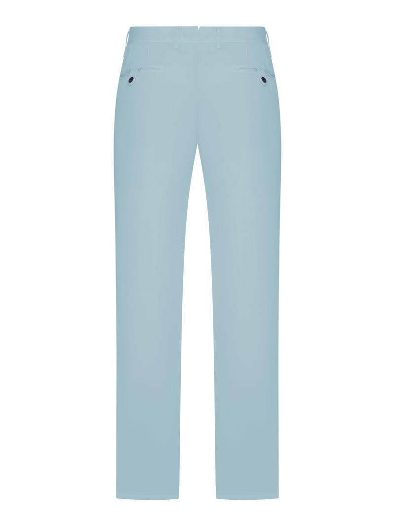 TAILORED TAILORED TROUSERS IN COTTON AND LINEN BLEND