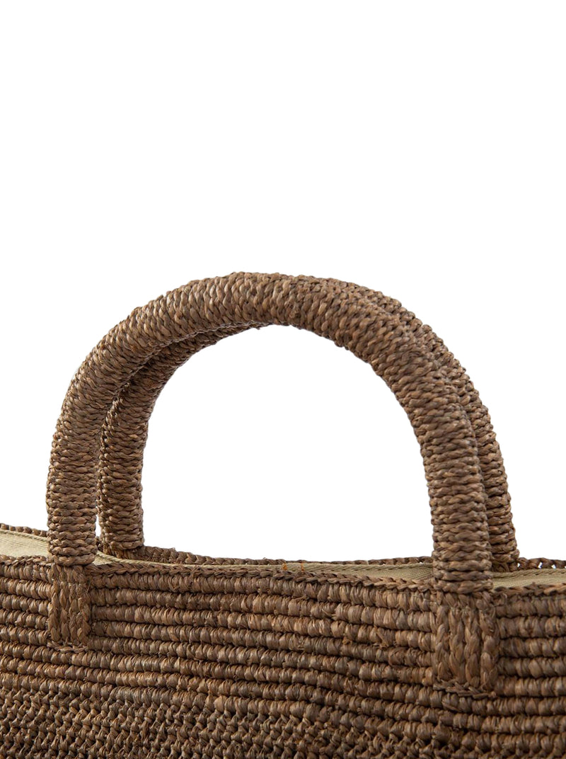 VANILLA RAFFIA BAG