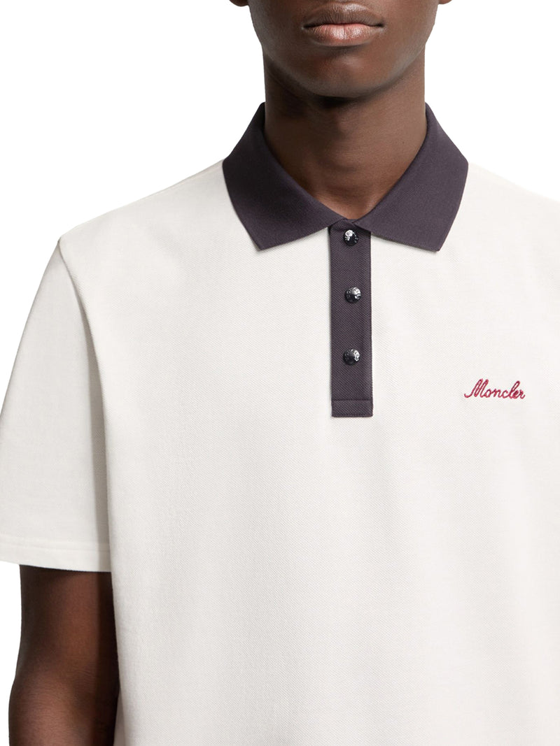 COTTON PIQUET POLO SHIRT WITH EMBROIDERED LOGO
