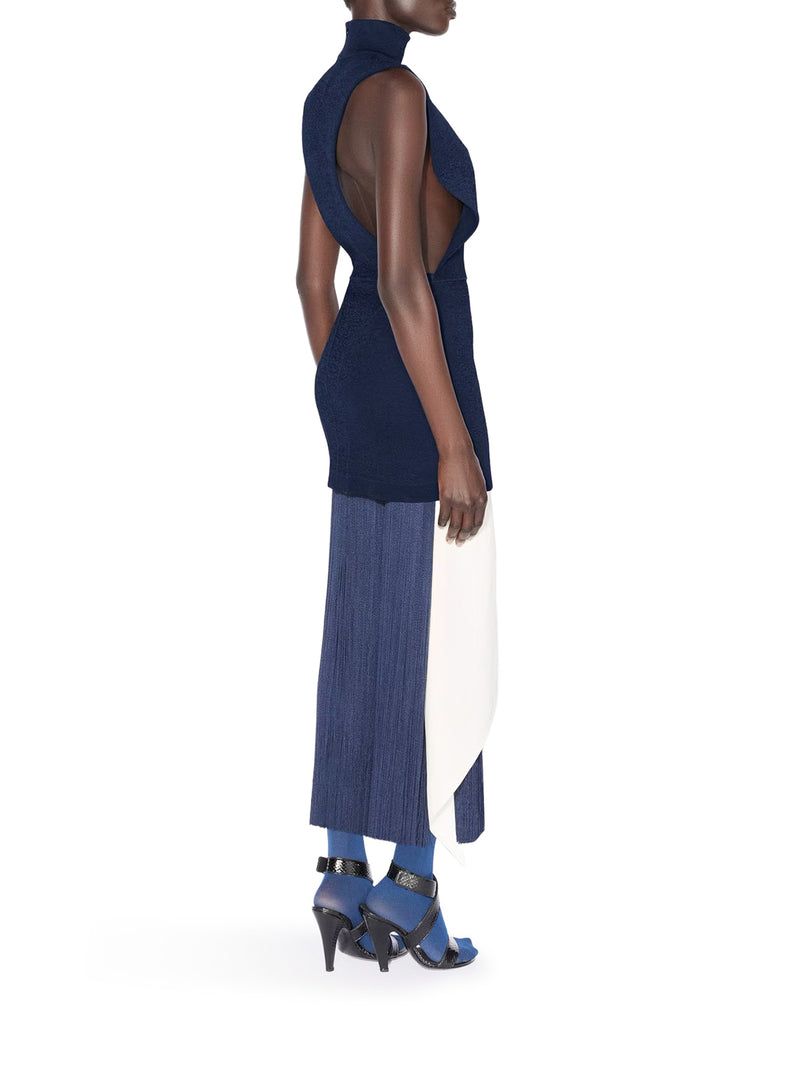 POPLIN POINTED SKIRT
