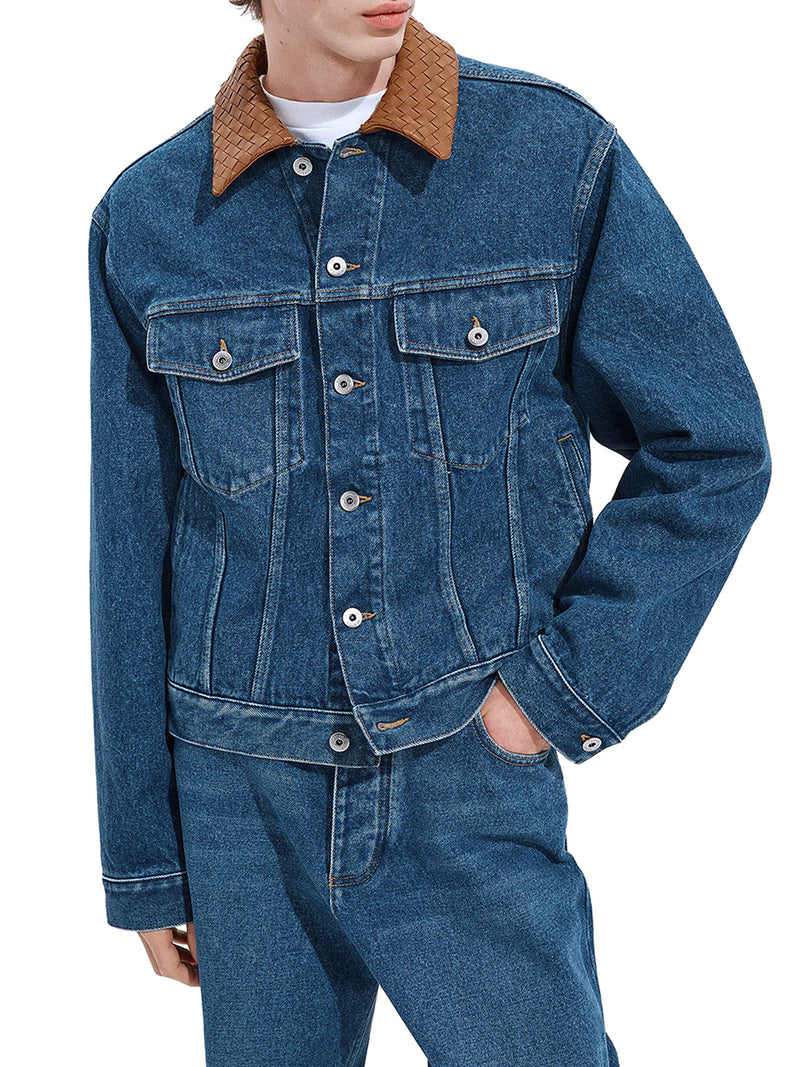 MEDIUM INDIGO WASH DENIM JACKET