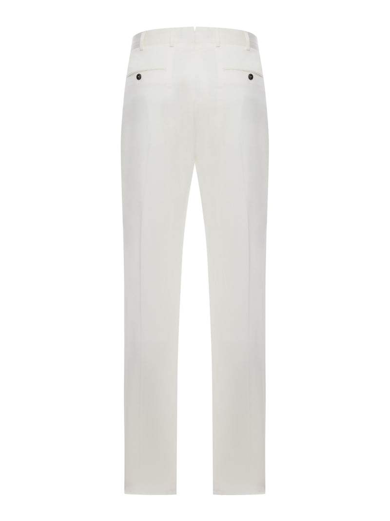 TAILORED COTTON TROUSERS