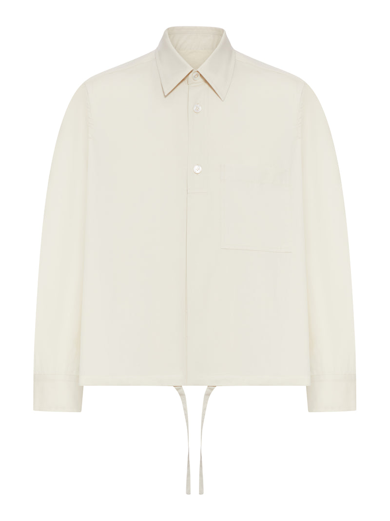 COTTON AND SILK BLEND RESEARCH SHIRT