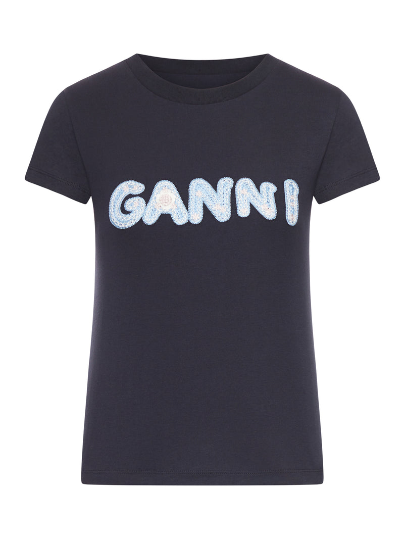 COTTON T-SHIRT WITH FRONT LOGO