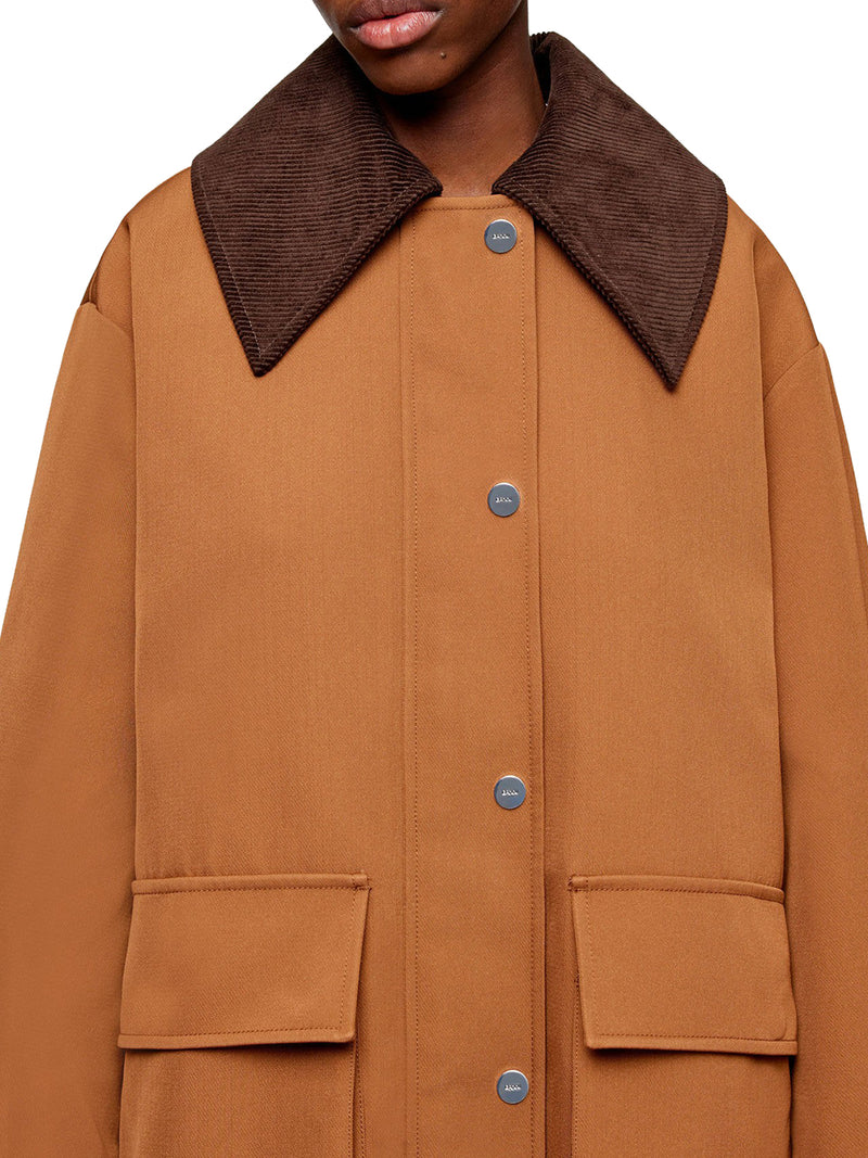 BROWN TWILL JACKET