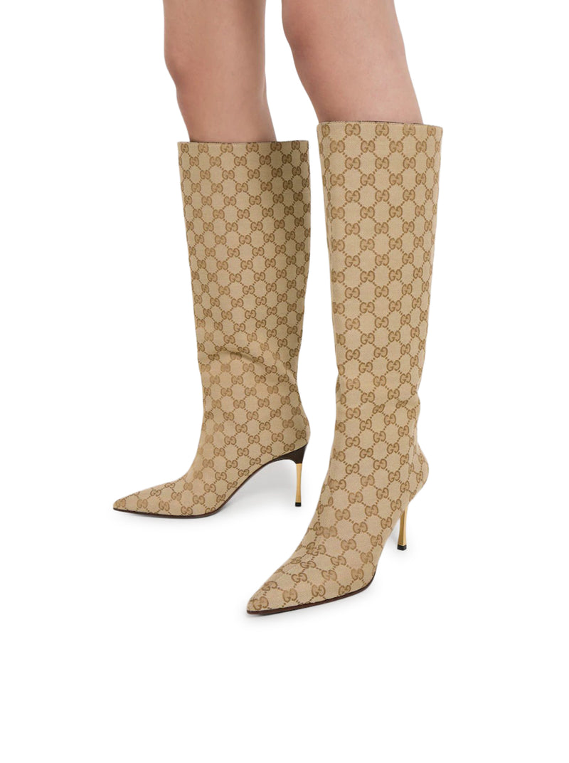 GG FABRIC BOMBSHELL BOOTS