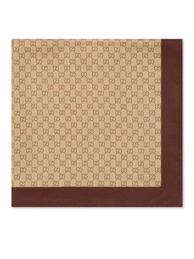 PRINTED SILK TWILL SCARF