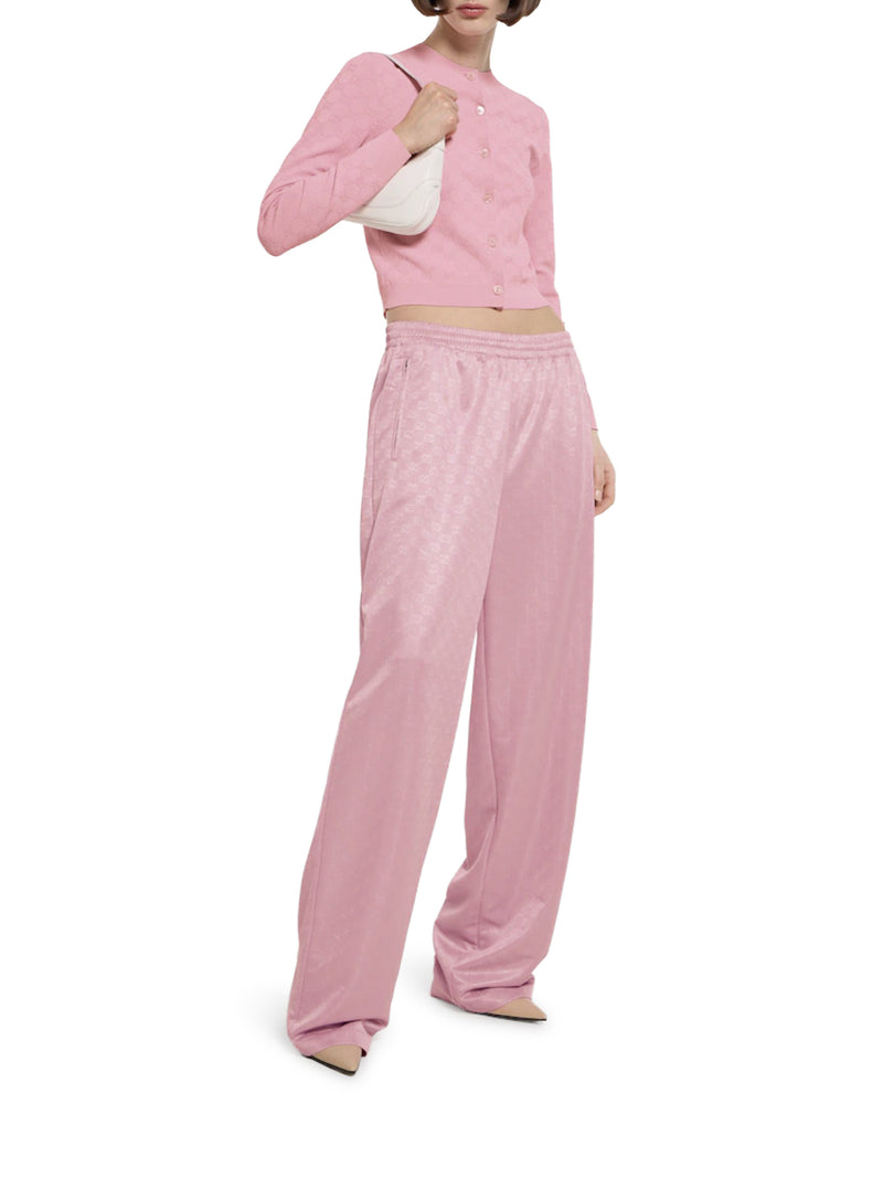 CARDIGAN IN FINE GG JACQUARD FABRIC