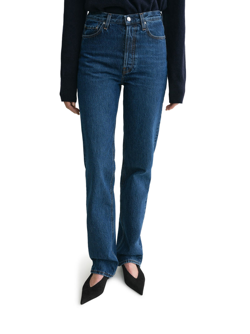 CLASSIC CUT DENIM FULL LENGTH DARK BLUE