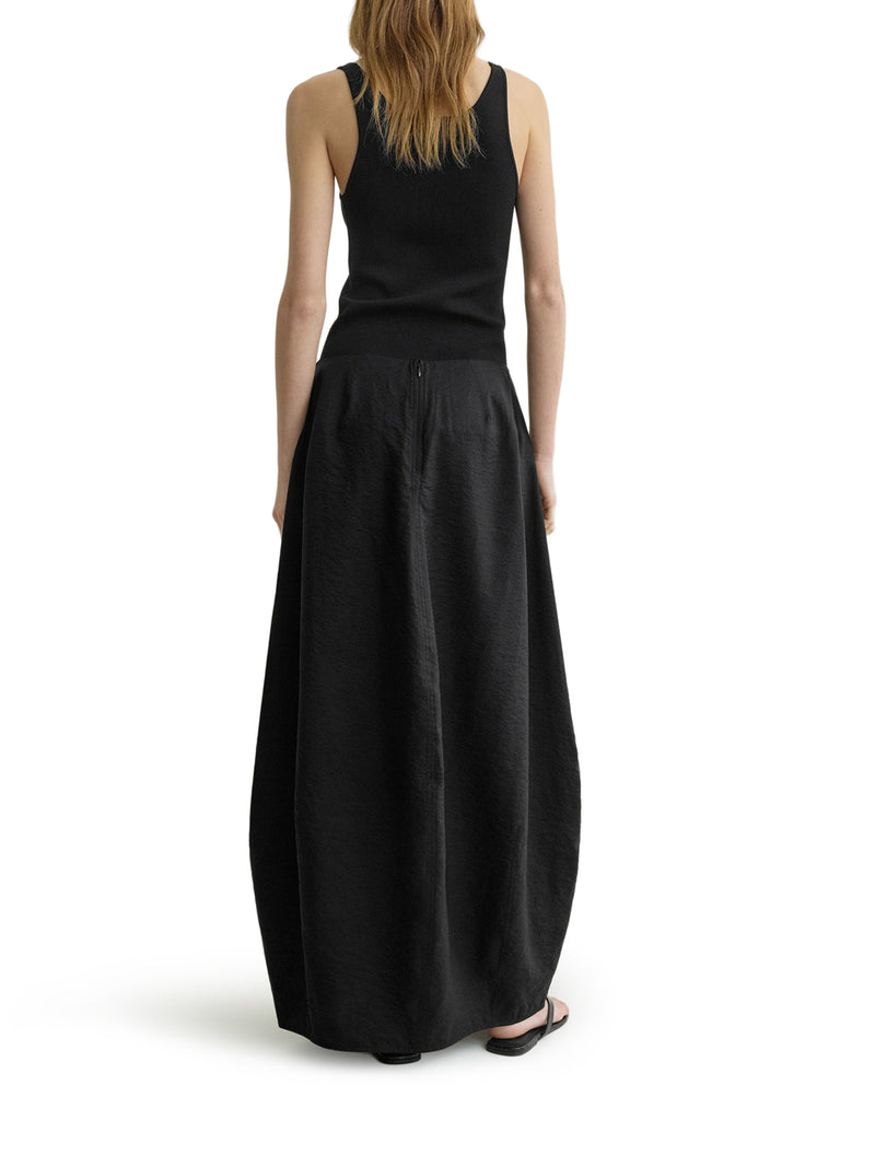 PARACHUTE SKIRT IN SILK